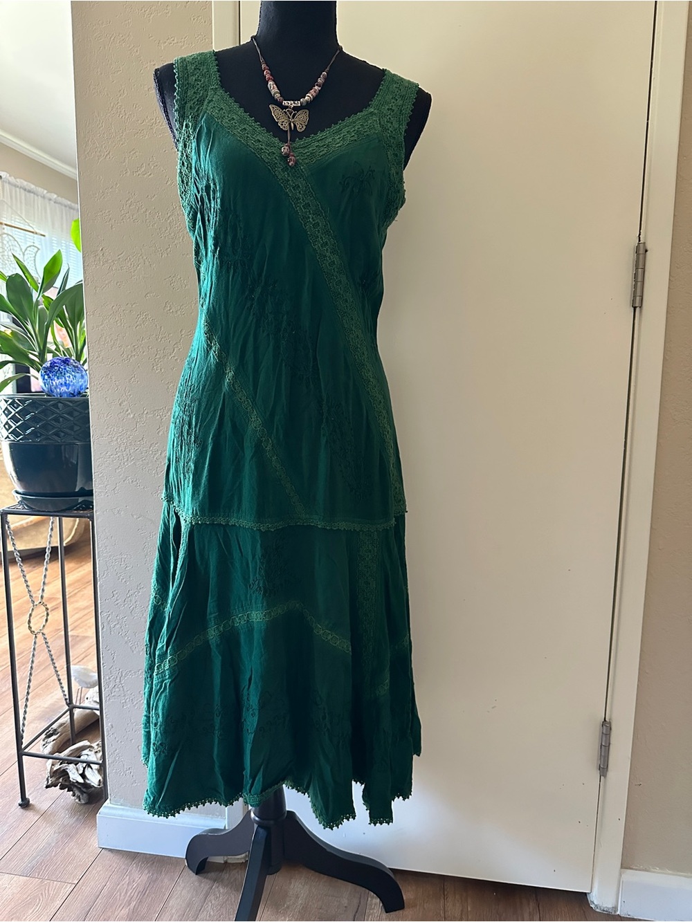 HolyClothing  Midi Dress Size- Medium-Huntress Green- Rare Color